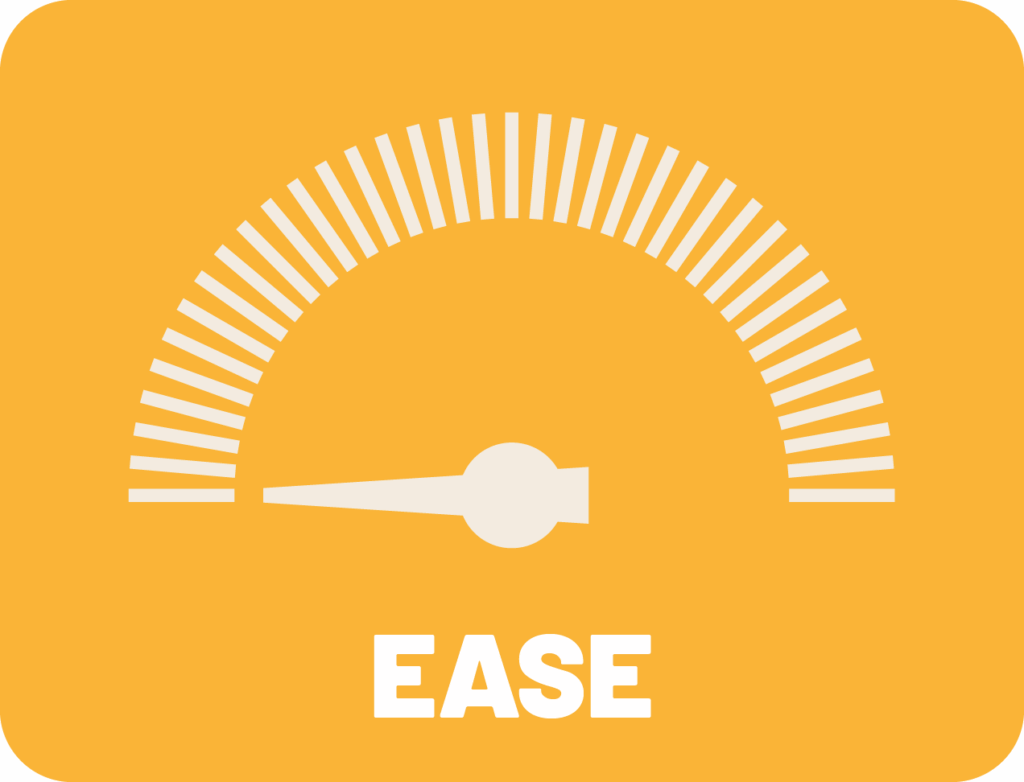 Ease dial at 0%