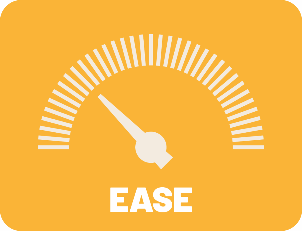 Ease dial at 25%